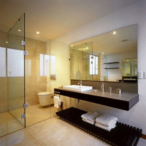 Fürdőszoba belső kialakítás otthoni használatra