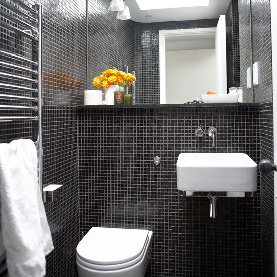 Fürdőszoba belső kialakítás otthoni használatra