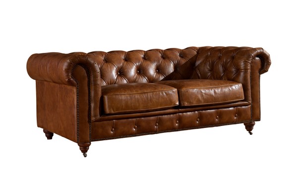 Ipari stílusú bőr kanapé
