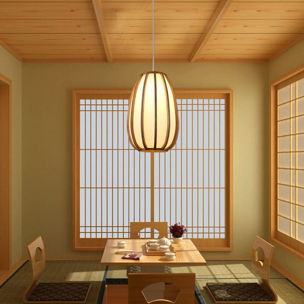 Japán hálószoba világítás