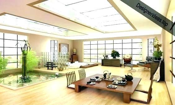 Japán ihletésű nappali