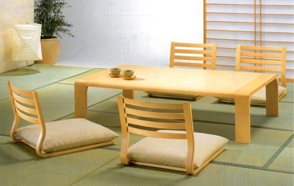 Japán nappali asztal