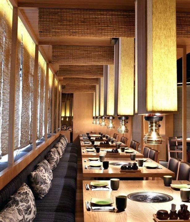 Japán étterem belsőépítészeti ötletek