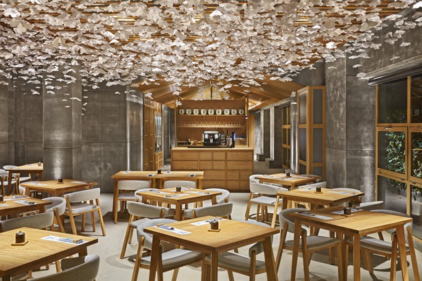 Japán étterem belsőépítészeti ötletek