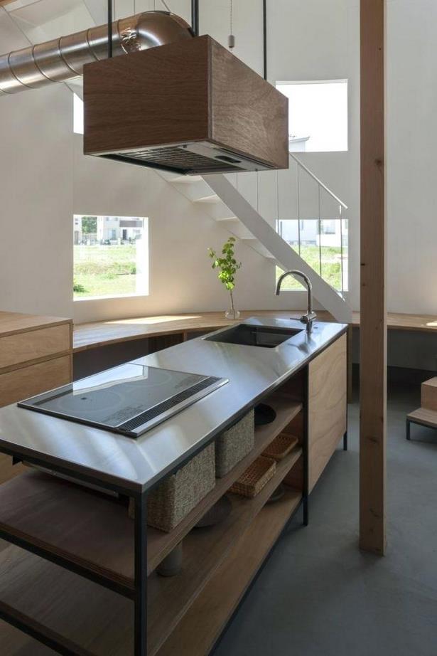 Japán stílusú konyha belsőépítészet