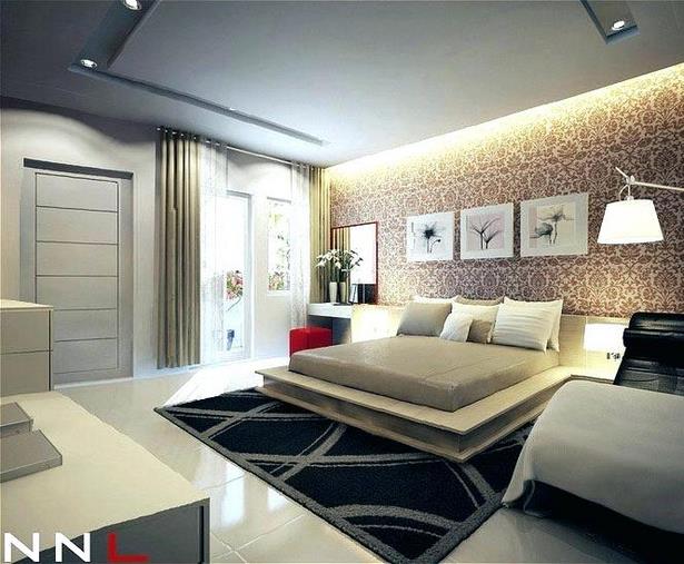 Modern hálószoba fali minták