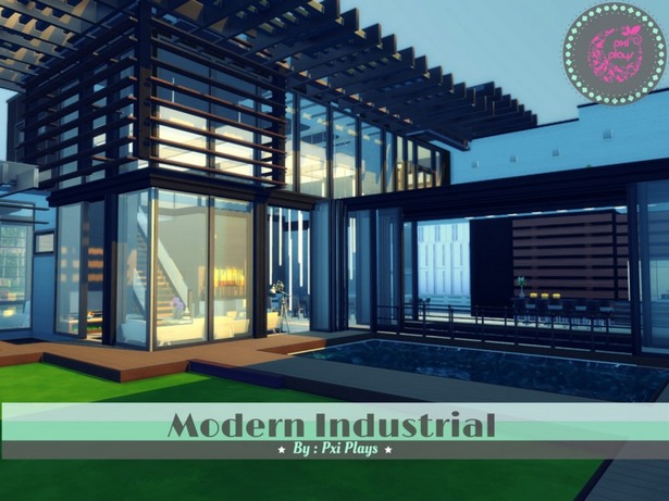 Modern ipari otthon