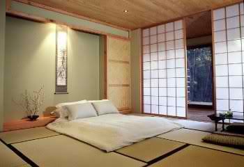 Hagyományos japán stílusú hálószoba