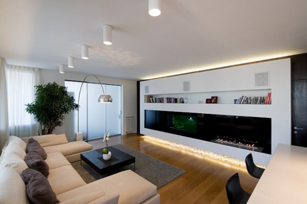 Modell belsőépítészeti nappali