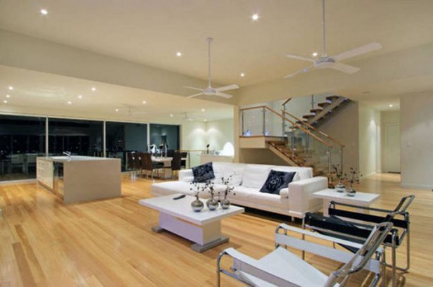 Modern ház nappali belső minták