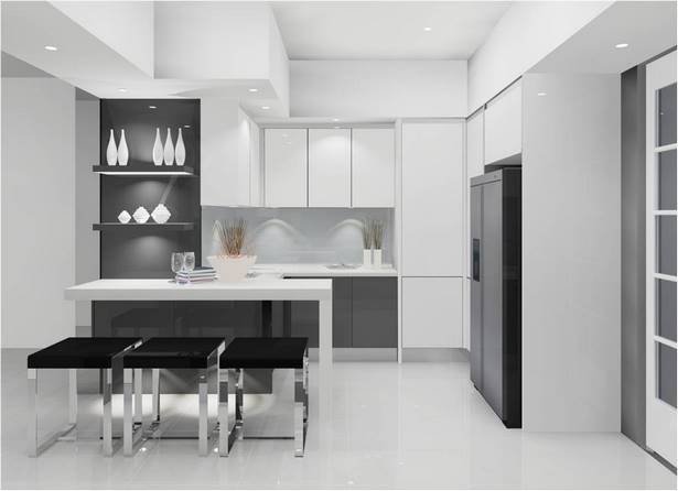 Modern belső konyha tervezési ötletek