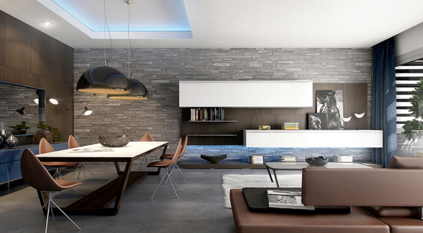 Modern nagy nappali minták