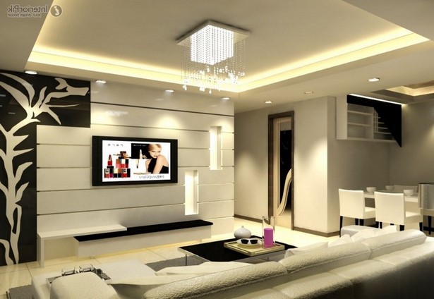 Modern nappali belsőépítészet