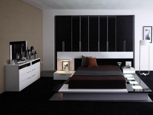 Új stílusú hálószoba ágy tervezés