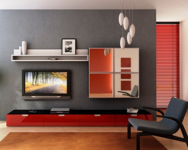 Egyszerű otthoni belső nappali