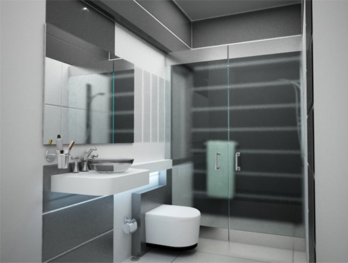 Fürdőszoba belső minták