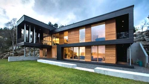 Modern tengerparti ház minták
