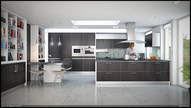 Modern konyha belsőépítészet