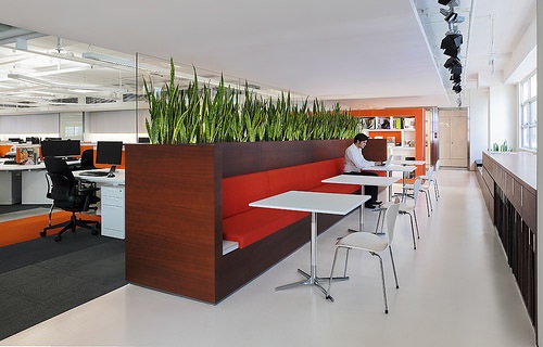 Modern irodai belsőépítészet
