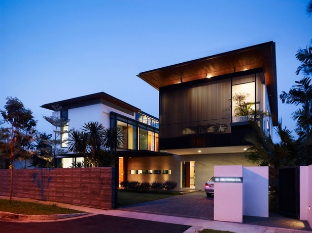 Modern trópusi ház design