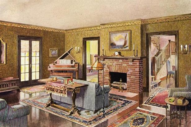 1920-as évek ház belső