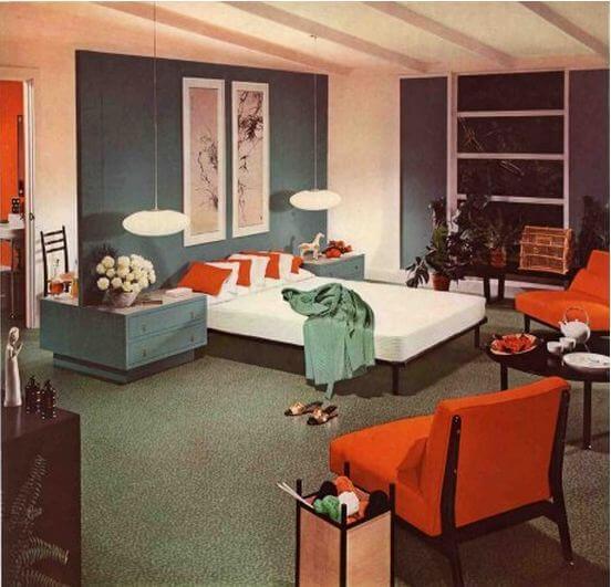 1950-es évek ház belső