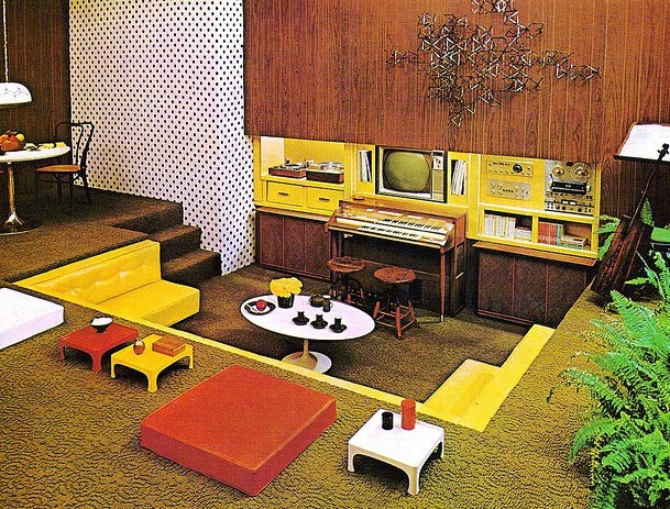 1970-es évek belsőépítészete