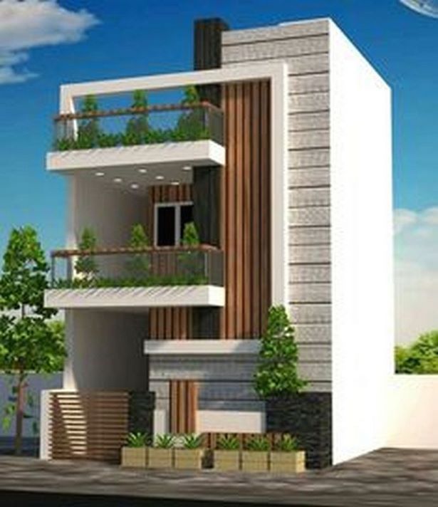 Első erkély design kis ház
