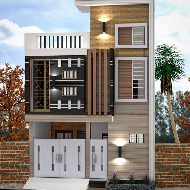 Első erkély design kis ház