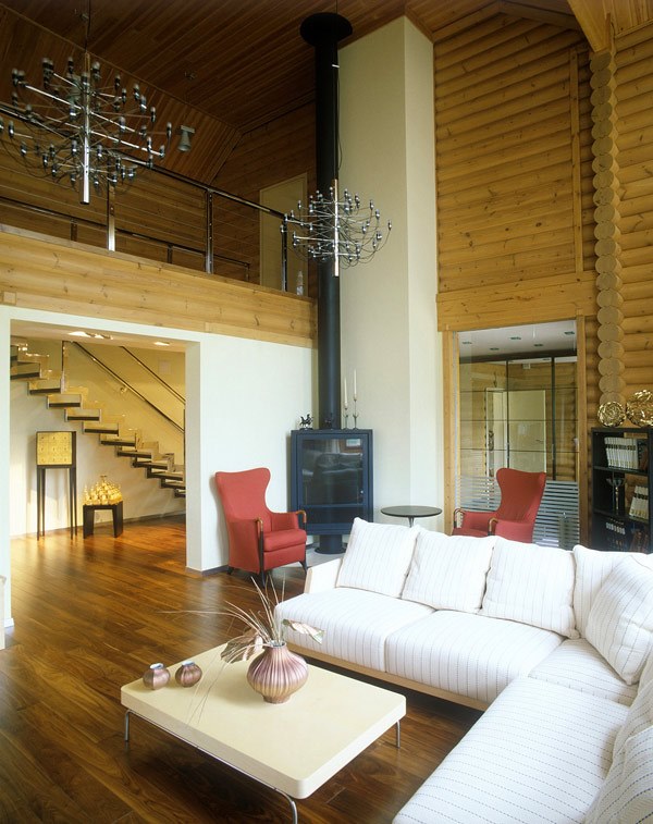 Modern faház belső