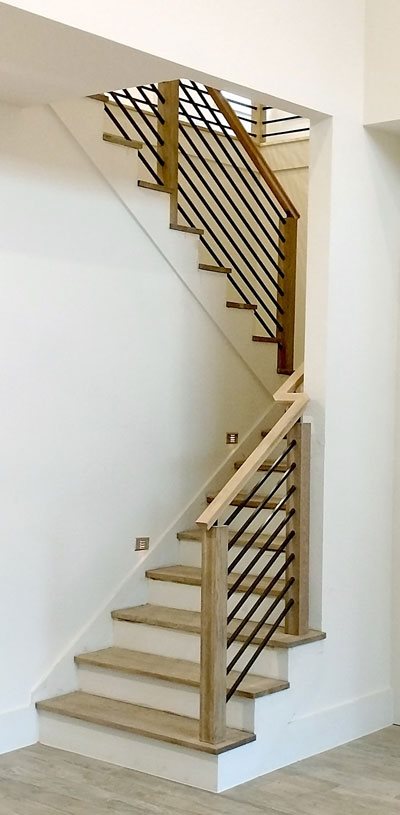 Modern lépcső korlátok belső