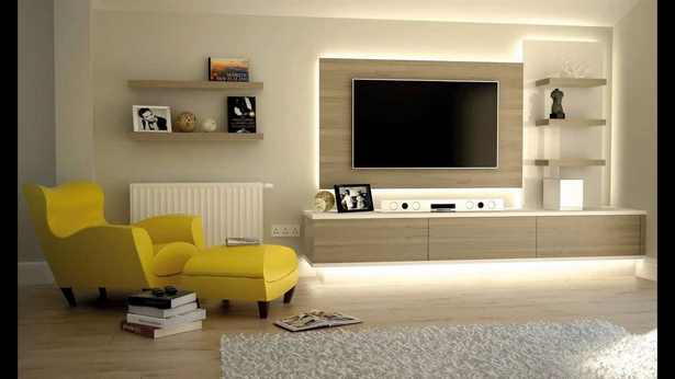 Modern fali egységek nappali