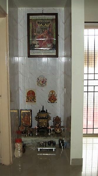 Kis pooja szoba tervez otthon