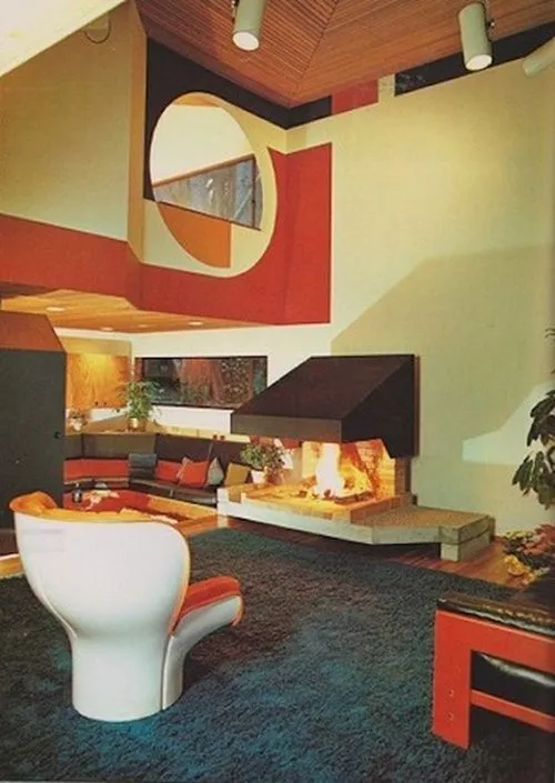 70-es évek szoba kialakítása