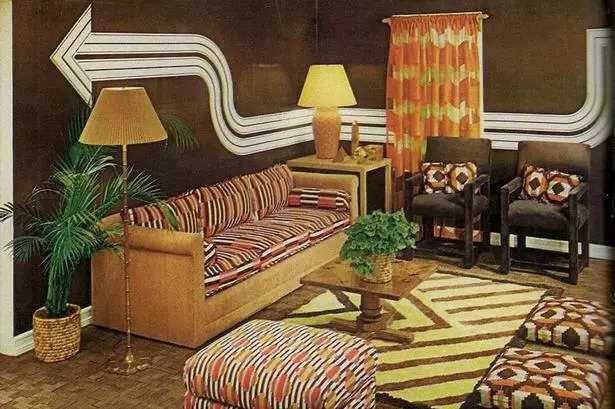 70-es évek szoba kialakítása