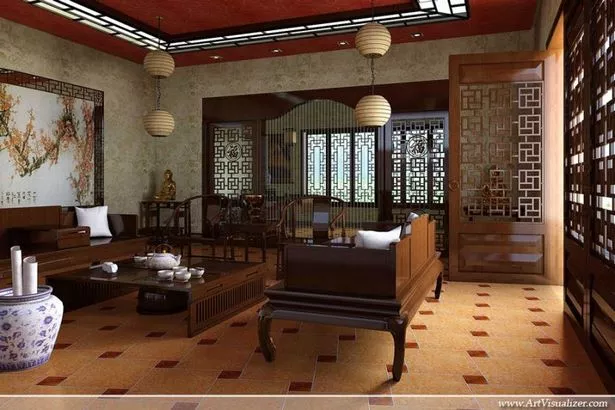 Ázsiai ihletésű szoba dekoráció