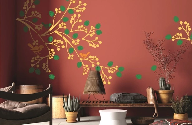 Ázsiai festékek szoba dekoráció