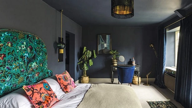 Hálószoba festék színes design