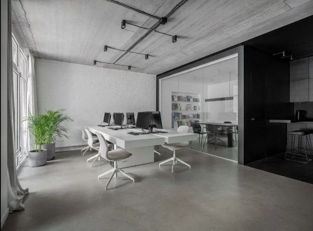 Kreatív kis irodai belsőépítészet