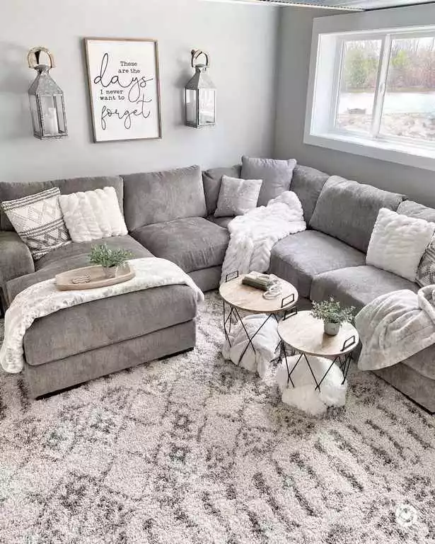 Szürke kanapé design