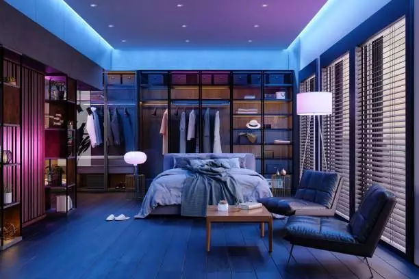 A hálószoba belső színe