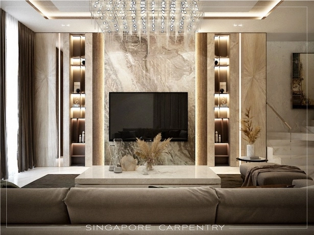 Modern luxus nappali kialakítás