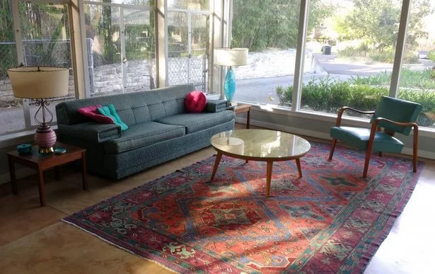 Keleti szőnyeg modern nappali