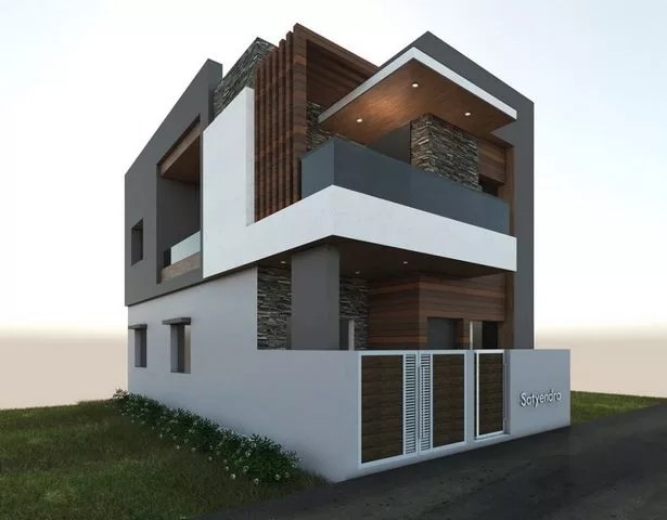 Kis ház elülső magassági képei