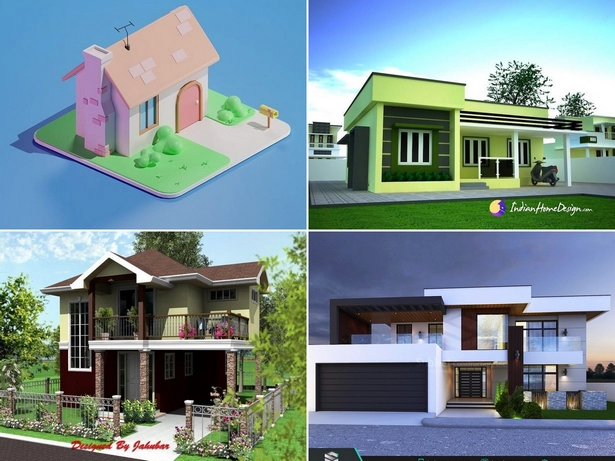 Egyszerű modell ház képek