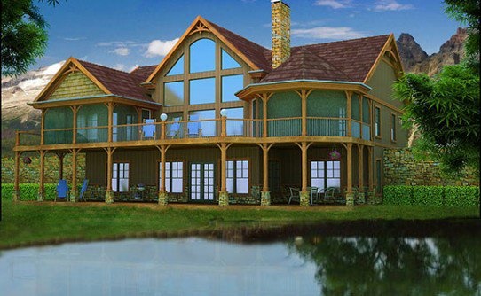 Lakefront otthoni minták