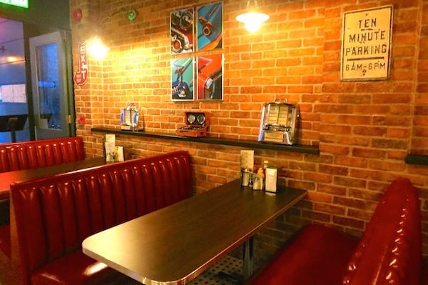 American diner interior design