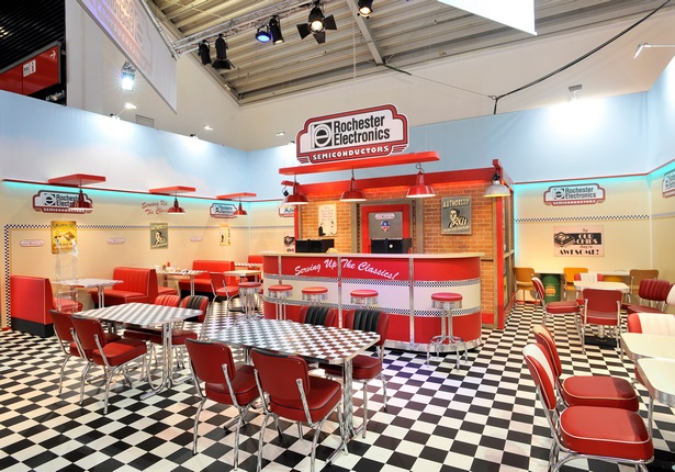 American diner interior design