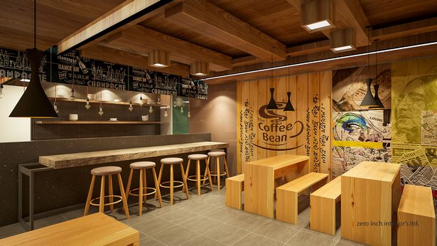 Kávézó étterem belsőépítészeti ötletek