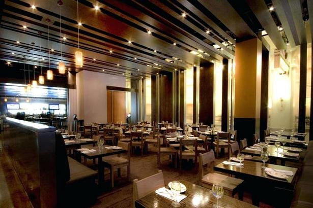 Modern étterem belsőépítészeti ötletek